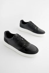 Next Flache Turnschuhe Sneaker Schwarz