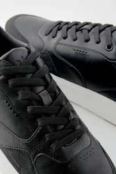 Next Flache Turnschuhe Sneaker Schwarz