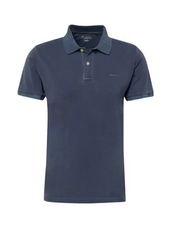GANT Poloshirt T-Shirt rauchblau