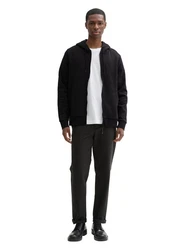 TOM TAILOR Sweatshirt Kapuze Schwarz