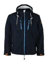Michael Heinen Softshelljacke Dunkelblau/Hellblau