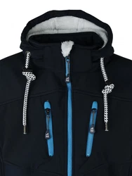 Michael Heinen Softshelljacke Dunkelblau/Hellblau