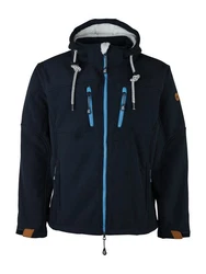 Michael Heinen Softshelljacke Dunkelblau/Hellblau