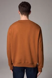 Next Sweatshirt mit Rundhalsausschnitt Orange/Braun