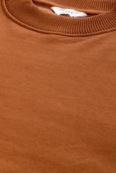 Next Sweatshirt mit Rundhalsausschnitt Orange/Braun