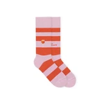 von Jungfeld Socken Gestreifte Socken mit Italy-Icons mehrfarbig