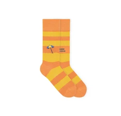 von Jungfeld Socken Gestreifte Socken mit Italy-Icons mehrfarbig