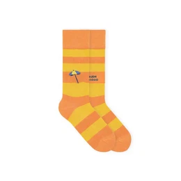 Socken Gestreifte Socken mit Italy-Icons in mehrfarbig (1-Paar)