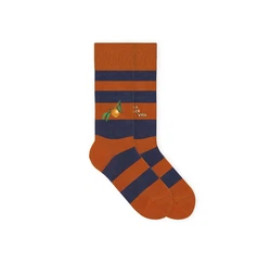 von Jungfeld Socken Gestreifte Socken mit Italy-Icons mehrfarbig