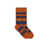 von Jungfeld Socken Gestreifte Socken mit Italy-Icons mehrfarbig