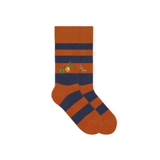 von Jungfeld Socken Gestreifte Socken mit Italy-Icons mehrfarbig von Jungfeld Socken Gestreifte Socken mit Italy-Icons mehrfarbig