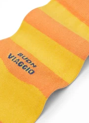 von Jungfeld Socken Gestreifte Socken mit Italy-Icons mehrfarbig