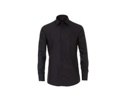 VENTI Businesshemd Modern Fit Kentkragen schwarz