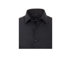 VENTI Businesshemd Modern Fit Kentkragen schwarz