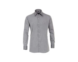 CASAMODA Langarmhemd Kent Comfort Fit NOS silber