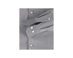 CASAMODA Langarmhemd Kent Comfort Fit NOS silber