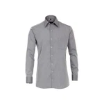 CASAMODA Langarmhemd Kent Comfort Fit NOS silber