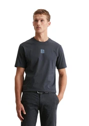 Marc O'Polo T-Shirt mit Logo Dunkelblau/Grau/Dunkelgrau