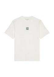 Marc O'Polo T-Shirt mit Logo navy/weiß