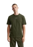 Marc O'Polo T-Shirt Dunkelgrün/Khaki