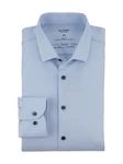 OLYMP Businesshemd 24/7 - Level 5 Hellblau/Dunkelblau/Blau