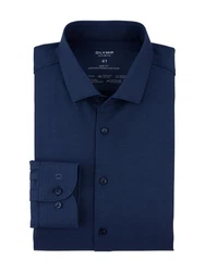OLYMP Businesshemd 24/7 - Level 5 Dunkelblau/Blau