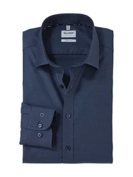 OLYMP Businesshemd Level 5 Dunkelblau/Blau