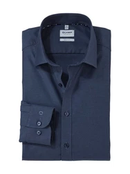 OLYMP Businesshemd Level 5 Dunkelblau/Blau