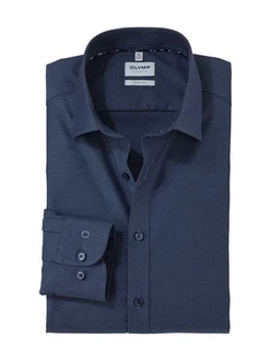 OLYMP Businesshemd Level 5 Dunkelblau/Blau OLYMP Businesshemd Level 5 Dunkelblau/Blau