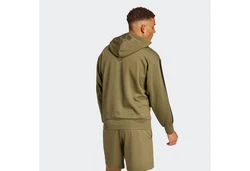 adidas Sportswear Kapuzensweatshirt 3S FL HD Dunkelgrün/Khaki/Grün