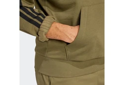 adidas Sportswear Kapuzensweatshirt 3S FL HD Dunkelgrün/Khaki/Grün