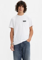 Levi's T-Shirt mit Logo Print Weiß/Creme