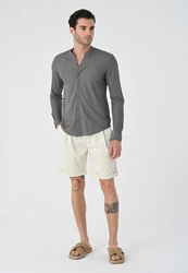Antioch Blusenshirt Riccardo Hellgrau/Grau/Dunkelgrau