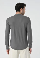 Antioch Blusenshirt Riccardo Hellgrau/Grau/Dunkelgrau