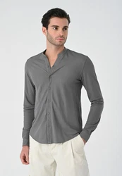 Antioch Blusenshirt Riccardo Hellgrau/Grau/Dunkelgrau