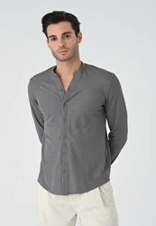 Antioch Blusenshirt Riccardo Hellgrau/Grau/Dunkelgrau