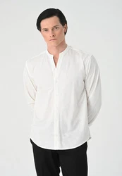 Antioch Blusenshirt Riccardo Weiß/Creme
