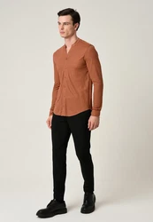 Antioch Blusenshirt Riccardo Braun/Orange
