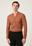 Antioch Blusenshirt Riccardo Braun/Orange