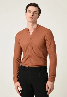 Antioch Blusenshirt Riccardo Braun/Orange