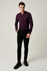 Antioch Blusenshirt Riccardo Bordeaux/Dunkelrot/Lila/Rosa