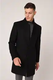 Wintermantel Mandarin Collar Coat