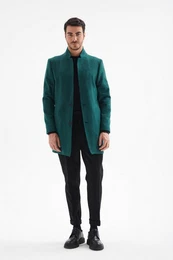 Wintermantel Mandarin Collar Coat