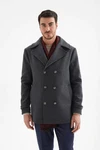 Antioch Wintermantel Coat Dunkelgrau/Grau/Dunkelblau