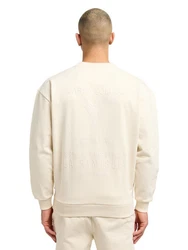 CARLO COLUCCI Sweatshirt D'ottavio Beige/Khaki/Weiß/Creme