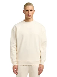 CARLO COLUCCI Sweatshirt D'ottavio Beige/Khaki/Weiß/Creme