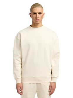 CARLO COLUCCI Sweatshirt D'ottavio Beige/Khaki/Weiß/Creme