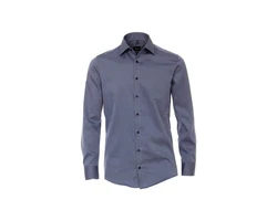 VENTI Business Langarmhemd Modern Fit Kentkragen blau