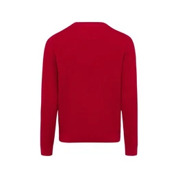 Rundhalspullover rot (1-tlg)