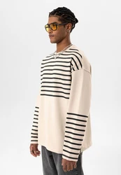 Dandalo Sweatshirt Diogo Beige/Dunkelblau
